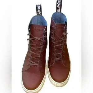 Dr. Martens Talib Ajax in Oxblood (UNISEX) Dr. Martens Talib 8-Eye Raw Boot Old Oxblood Ajax Size M/6  main image 2